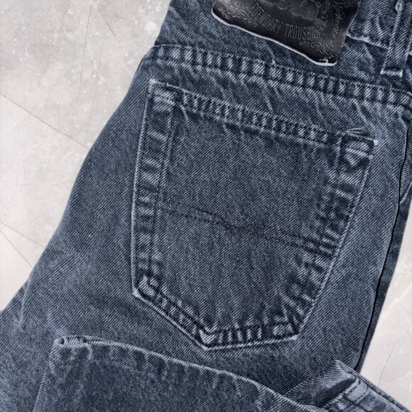 Vintage Lois Black Jeans 29 x 34" - Picture 11 of 12
